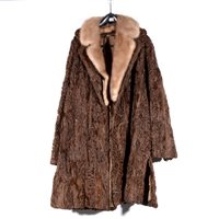 Lot 179 - Two vintage fur coats.