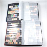 Lot 142 - A large collection of world stamps (2 boxes)