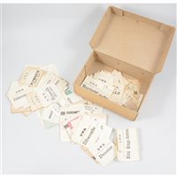 Lot 188 - Approximately two hundred GWR, Great Western Railway original paper luggage labels.