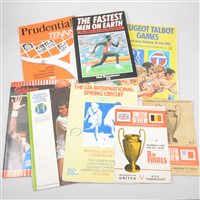 Lot 71 - Assorted sporting ephemera including Rugby Union World Cup and Summer Olympics
