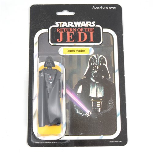 261 - Star Wars figure Darth Vader, Palitoy, sealed in original Return of the Jedi blister pack box, punched 65 back.