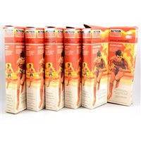Lot 267 - Action Man by Palitoy Special Operations figures; six ex-shop stock figures all in original boxes, all have detached heads, (6).