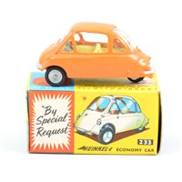 Lot 191 - Corgi Toys diecast no.233 Heinkel I Bubble Car, and Lone Star Road Master Major series Farm and King Tractor, both boxed (2).
