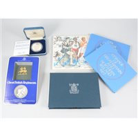 Lot 216 - Coins - sets, commemorative crowns, paper money