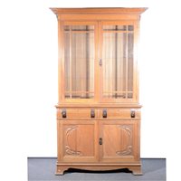 Lot 532 - Edwardian oak bookcase