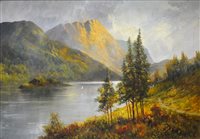 Lot 422 - G. McGregor, "Near Ballalhulish", oil on canvas