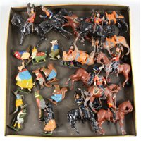 Lot 111 - Britains Toys Cabury's Chocolate painted lead Cococub figures etc