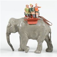 Lot 103 - Painted lead Zoo animals and fencing