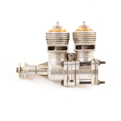 Lot 114 - FURY twin glow motor.  VG.