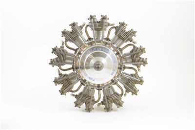Lot 95 - HORIZON ENGINES, an Evolution E999 9-cylinder 4-stroke radial glow engine, boxed.