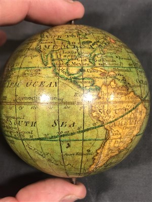 Lot 87 - Lane's Pocket Globe, London 1809