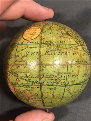 Lot 87 - Lane's Pocket Globe, London 1809