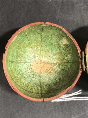 Lot 87 - Lane's Pocket Globe, London 1809