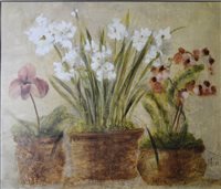 Lot 320 - After Blum, Potted plants, colour print
