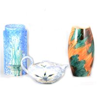 Lot 44 - Three boxes of decorative and vintage ceramics, including Denby, Poole, Shelley and others.