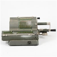Lot 112 - Vintage manual adding machine.