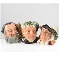 Lot 77 - Thirteen Royal Doulton character jugs.