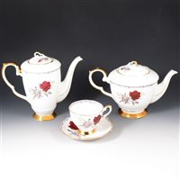Lot 36 - A quantity of Spode, Bunnykins and Roses To Remember full tea and coffee services, plus other ceramics.