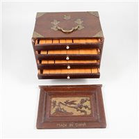 Lot 165 - A Mahjong set in wooden case, by Chad Valley