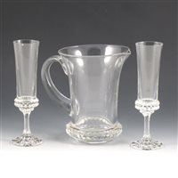 Lot 50 - A quantity of Villeroy & Boch crystal wine glasses and water jug.