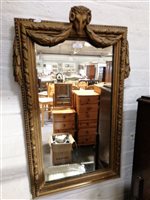 Lot 410 - Gilt composition pier glass