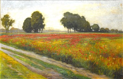 Lot 332 - German School, Poppy Field, ...