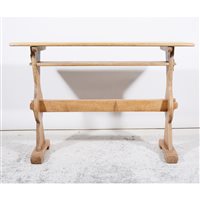 Lot 298 - Oak side table, ...
