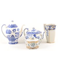 Lot 19 - Large collection of Staffordshire transferware, ...