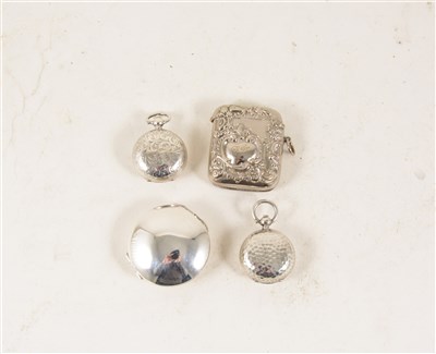 Lot 157 - Victorian silver sovereign case, Alfred Wigley, Birmingham 1898