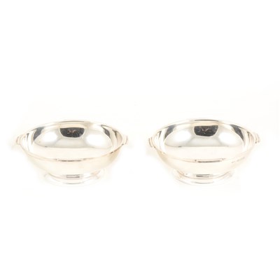 Lot 133 - Pairof Art Deco silver bon bon dishes, Deakin & Francis, Birmingham 1936