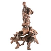 Lot 171 - Chinese carved root figure of an Immortal
