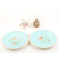 Lot 32 - English bone china part dessert set, mid 19th century