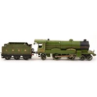 Lot 37 - Hornby model railways O gauge Flying Scotsman locomotive, etc.