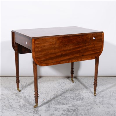 Lot 270 - A George III mahogany Pembroke table, ...