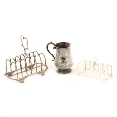 Lot 135 - Victorian silver mug, Mappin Bros, London 1867