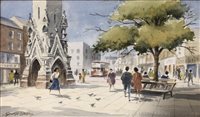 Lot 234 - George Stelfox, Clock Tower, Leicester