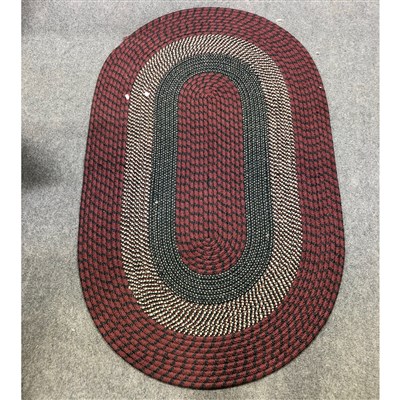 Lot 349 - American corded rug, ...