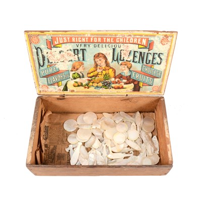 Lot 153 - Collection of China Trade cut and engraved mother-of-pearl gaming counters.