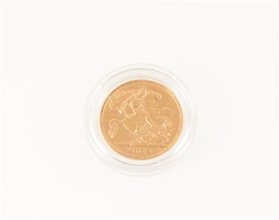 Lot 300 - UK Edward VII gold half Sovereign coin 1909