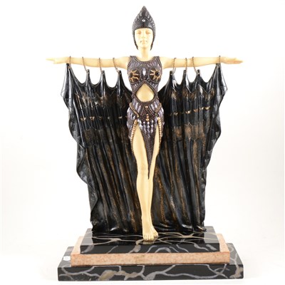 Lot 170 - Reproduction Art Deco style figure, ...