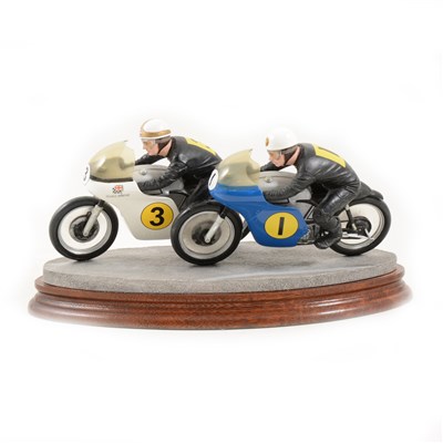 Lot 136 - Border Fine Arts model, Wheel to Wheel, ...
