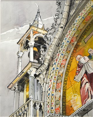 Lot 324 - Dennis F. Wills, 'Corner of St. Mary's', ...