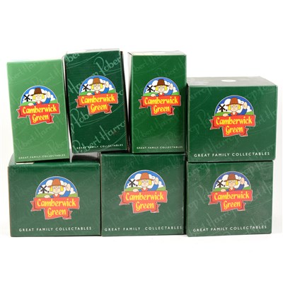 Lot 255 - Seven Robert Harrop Camberwick Green figures and buildings, all boxed