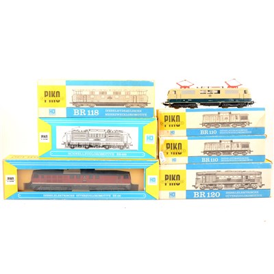 Lot 26 - Seven HO gauge model railway diesel locomotives by Peko and Lima