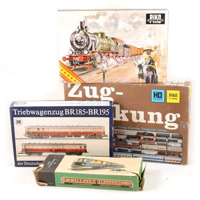 Lot 32 - Four HO gauge model railway sets by Piko