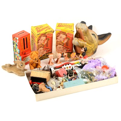 Lot 69 - Vintage toys and games, two boxes.