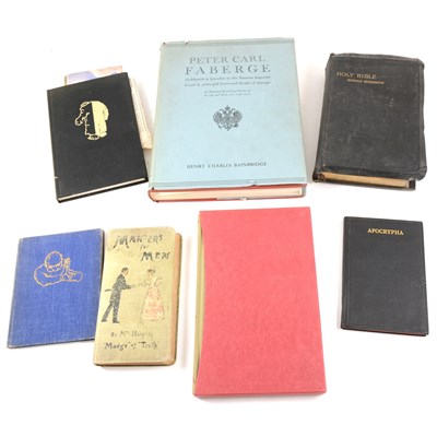 Lot 161 - Henry Charles Bainbridge, Peter Carl Faberge, 1949; and other books.