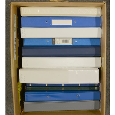 Lot 190A - Stamps:  world-wide in ring binder albums and stock books