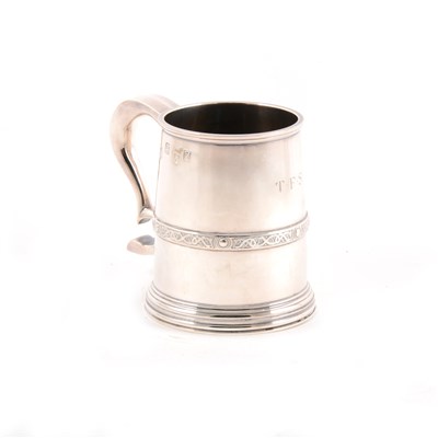 Lot 163 - A modern silver tankard by Royal Irish Silver Ltd