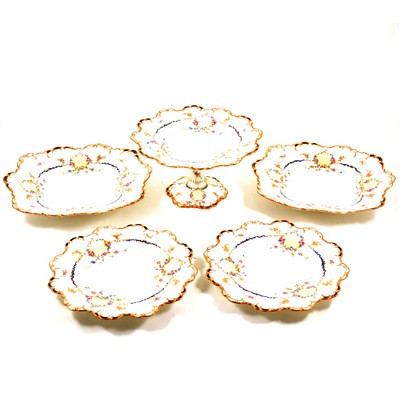 Lot 78 - Royal Crown Derby bone china dessert service